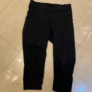 Lululemon black leggings size xs